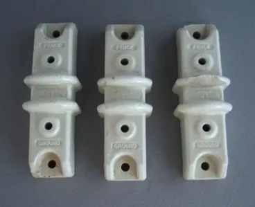 Image: Electric fence insulators