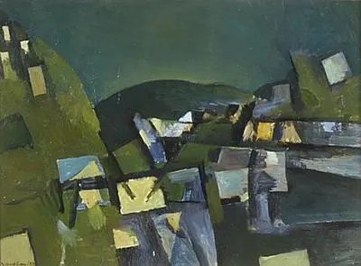 Landscape with Distant Hills