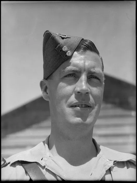 Warrant Officer I D J Farmer, MM - Photograph taken by G Bull