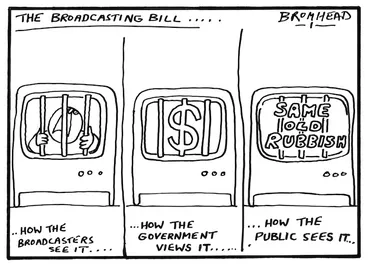 Image: Bromhead, Peter, 1933- :Broadcasting ... The Auckland Star ... 28.10.[19]76.