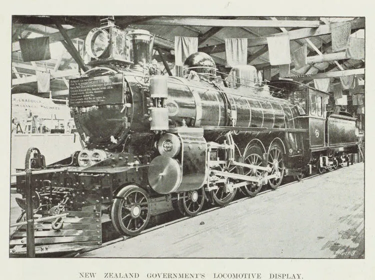 New Zealand Government's locomotive display