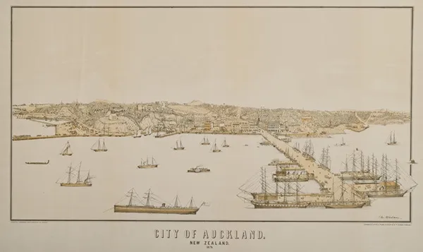 City of Auckland, New Zealand, 1876.