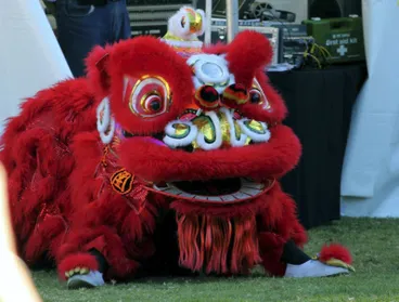Image: Lion dance, Auckland Lantern Festival.