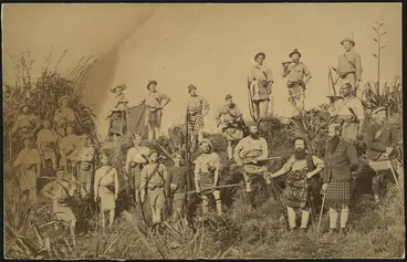 Image: Members of the New Zealand Armed Constabulary