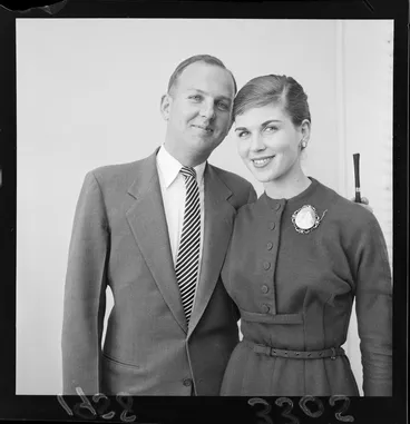 Image: Engagement portrait of Dr Gavin Andrews and Miss Robin Harvey