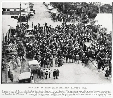 Image: Anzac day in earthquake-stricken Hawke's Bay