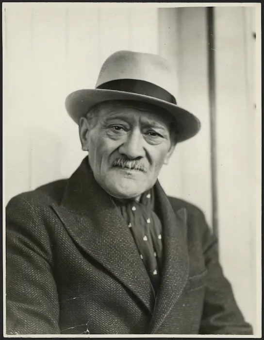 Tahupotiki Wiremu Ratana - Photograph taken by William Hall Raine