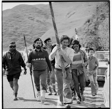 Image: Images related to the Māori Land March in October 1975