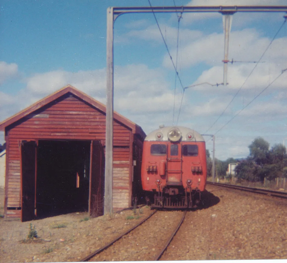 English Electric multiple-unit and locomotive depot, Upper Hutt - 1970s.