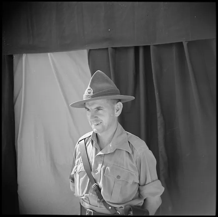 T Kirk Burnand, RSM and Musical Director, of the Kiwi Concert Party, Egypt