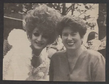Image: Johnny Croskery and Fran Wilde. From Johnny Croskery’s photograph album 1980s - 1990s