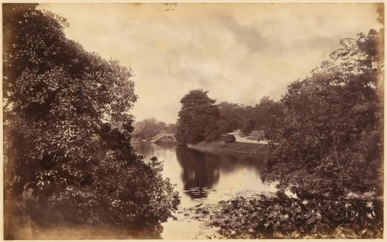 Prince's Park lake, Toxteth, Liverpool