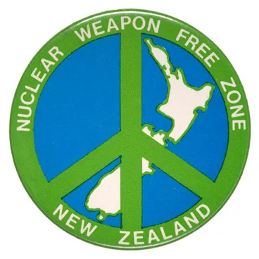Image: 'Nuclear Weapon Free Zone' badge