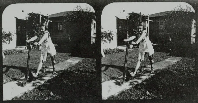 'Homemade scooter', Papatoetoe, 1948.