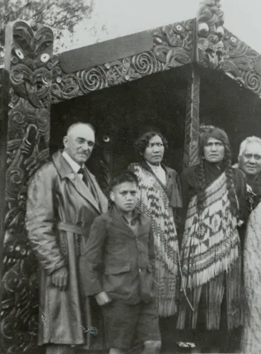 Dedication of 'Torere', Garden of Memories, Howick, 1936. Image: Dedication of 'Torere', Garden of Memories, Howick, 1936.