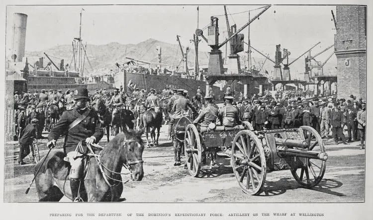 Preparing for the departure of the Dominion's Expeditionary Force