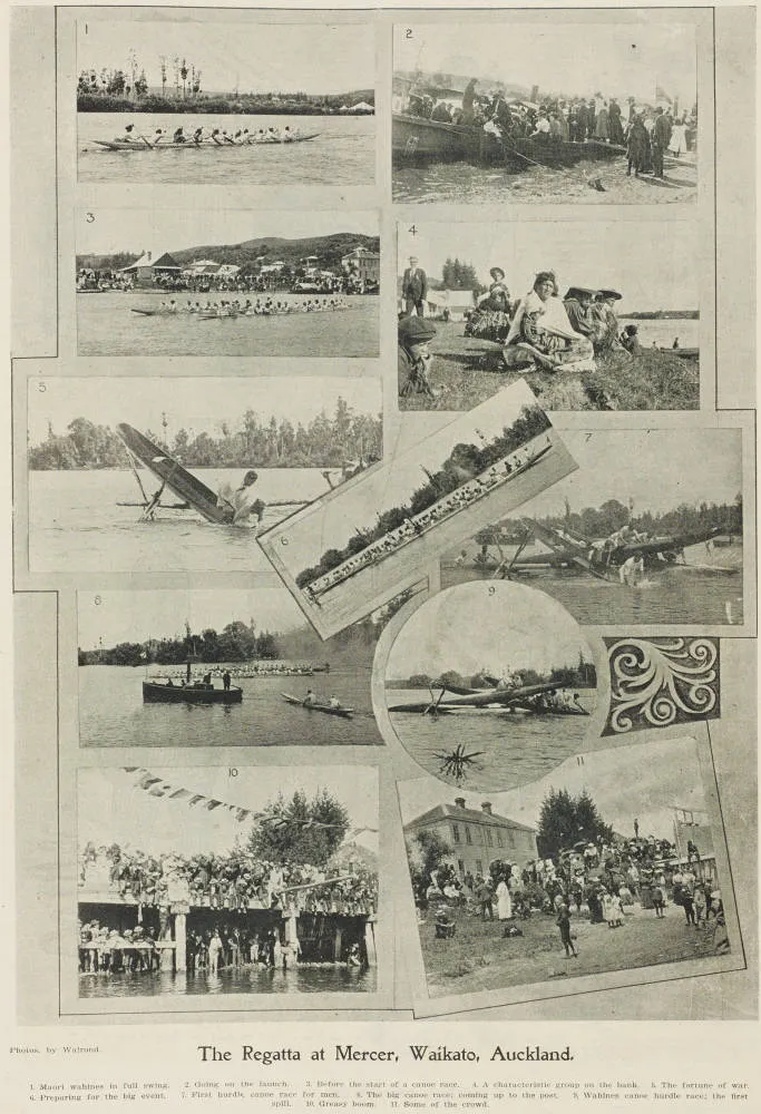 The regatta at Mercer, Waikato, Auckland