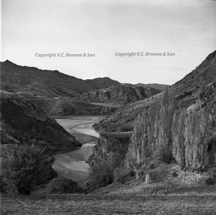 Looking ENE down Shotover River from Arthurs Point (CF1-42/13)