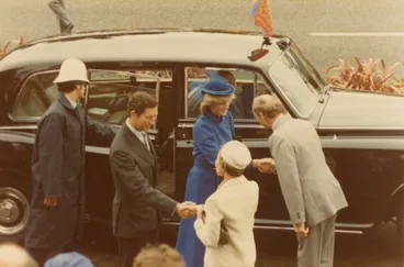 Image: Royal Visit; Prince Charles and Princess Diana; 1983
