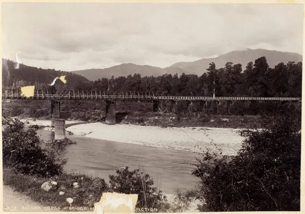 Buller Gorge, Bridge at [Mangahua] Junction