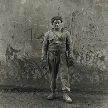 Image: John Mahia, shift worker, Christchurch Gasworks, 1981. From the portfolio: Gasworks