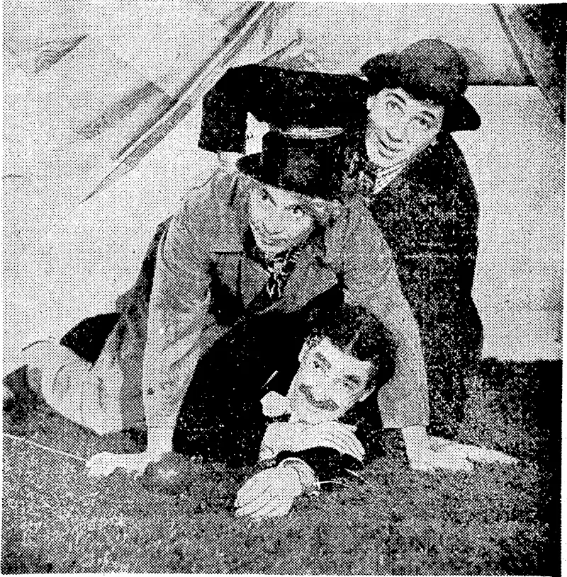 The Marx Brothers, Groucho, Harpo, and Chico, are in "At the-Circus,* their first film for a long time, which comes to the Majestic Theatre. (Evening Post, 14 March 1940)