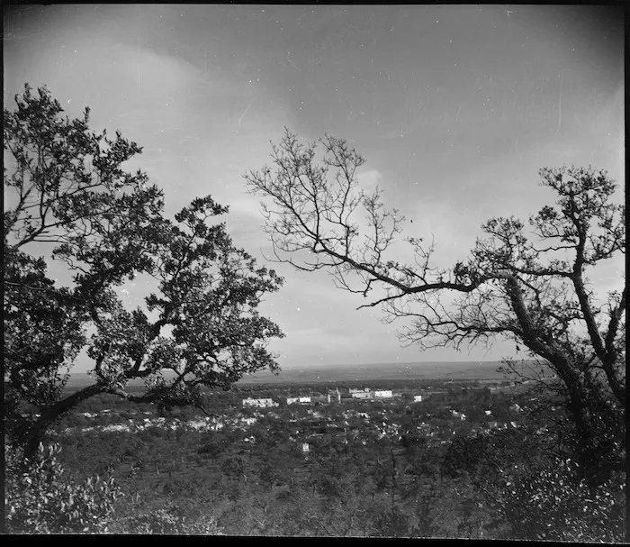 General view of the New Zealand Advance Base Camp in Italy, World War II - Photograph taken by M D Elias