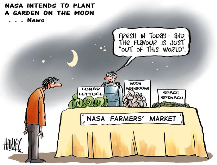 Hawkey, Allan Charles, 1941- :Moon garden. 12 December 2013