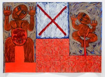 Image: Te Whenua, Te Whenua, Engari Kaore He Turangawaewae (Placenta, Land, but Nowhere to Stand)