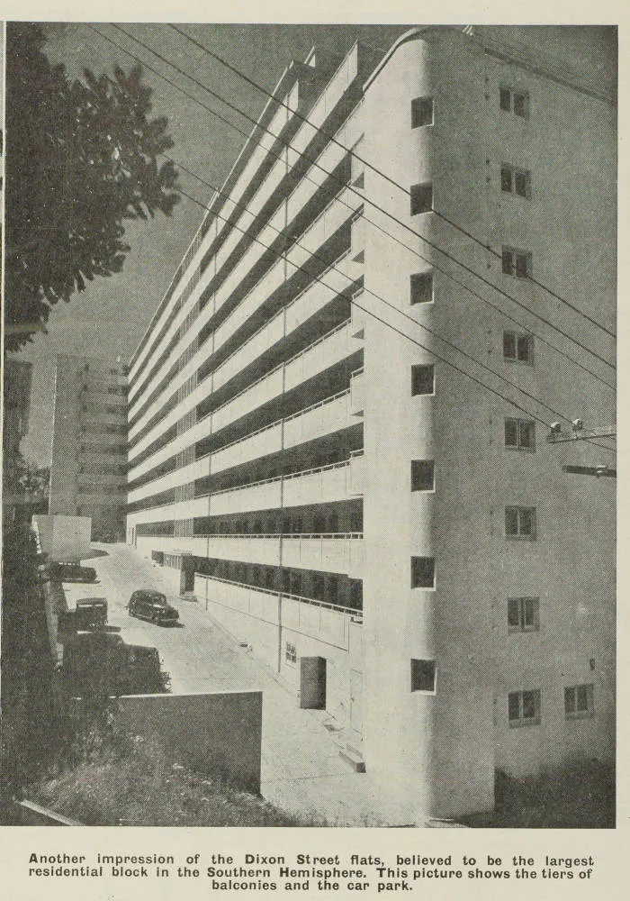 Another view of the Dixon Street flats