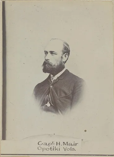 Image: "Capt. H. Mair, Opotiki Vols"