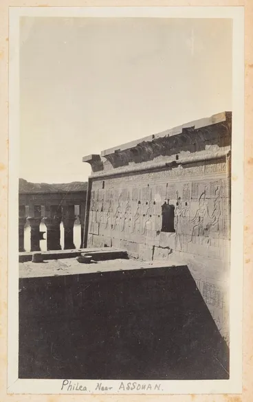 Image: Philea [sic], near Assouan. From the album: Photograph album of Major J.M. Rose, 1st NZEF