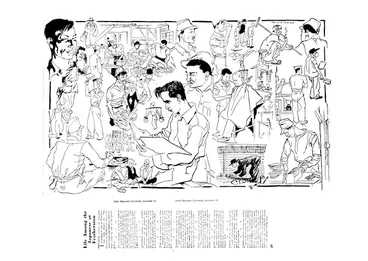 Image: McNamara, John Joseph 1918-2001:Life among the Japanese at Featherston. New Zealand Listener, 11 January 1944.