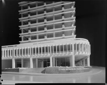 Image: Architects model for Reserve Bank of New Zealand, Wellington