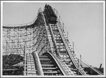 Image: Roller coaster at the New Zealand Centennial Exhibition in Wellington