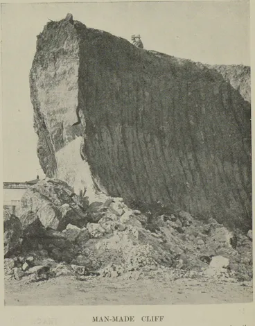 Man-made cliff Image: Man-made cliff
