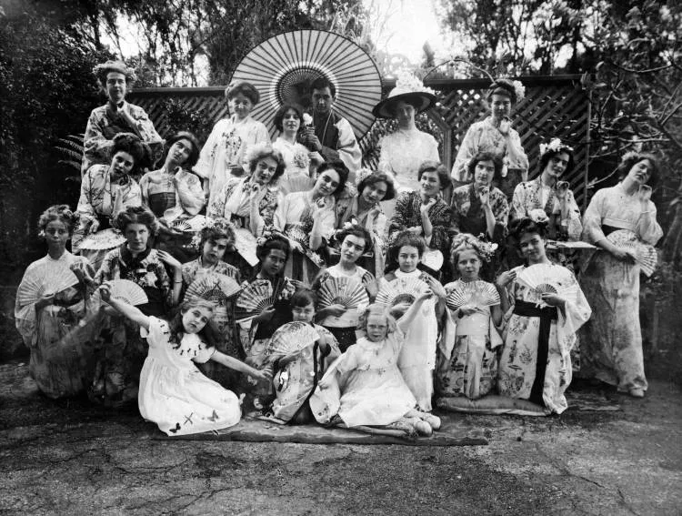 The 'trip to Japan' dance performance.