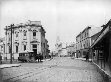 Image: Corner of Lambton Quay and Grey Street, Wellington