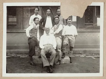 Image: Sinza Fire Station HQ staff, Shanghai, China