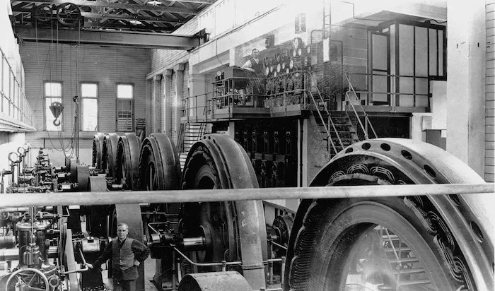 Interior of Horahora Hydroelectric station