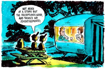 Image: Evans, Malcolm Paul, 1945- :The Campers TV. 4 January 2013