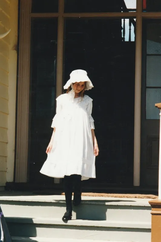 Laura Doughty on the Puhinui verandah on an HHV Live Day.