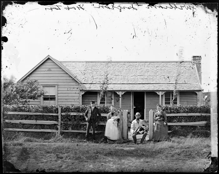 William Ingram's single storied wooden house, Foxton
