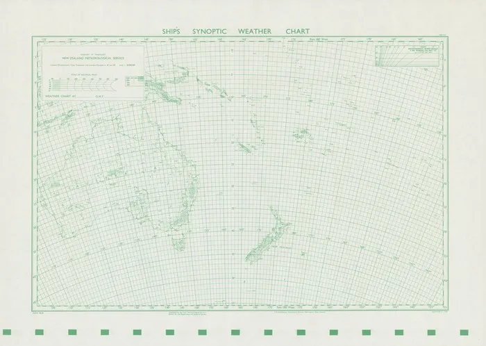 Ship's synoptic weather chart : [Australasia] / drawn by the Department of Lands & Survey.