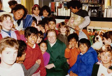 Mary Ronnie, National Librarian, 1978 Image: Mary Ronnie, National Librarian, 1978