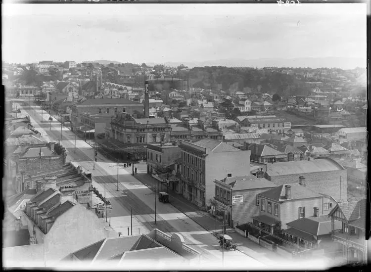 Freemans Bay from St Matthew's Church, 1921