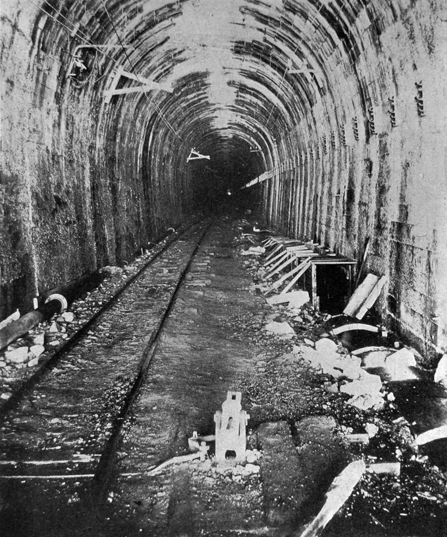 Arthur's Pass tunnel on the West Coast Railway