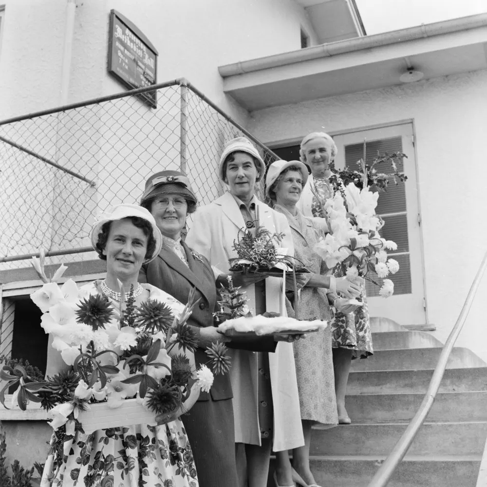 Greerton Garden Club birthday party, 1960