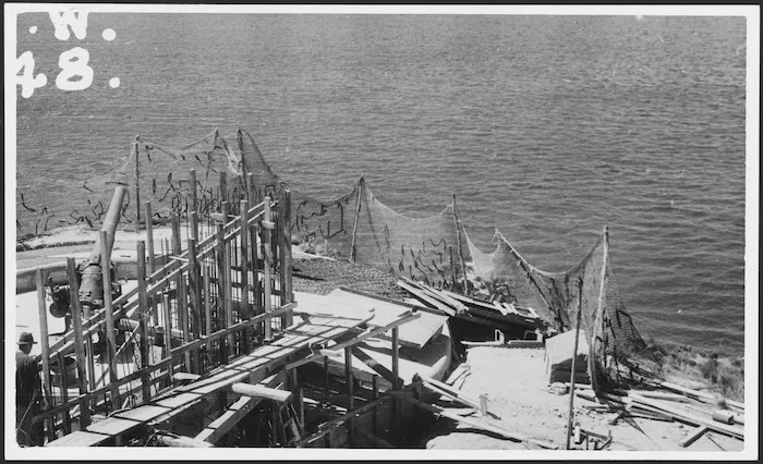 East gun site, Blumine Island, Marlborough; part two of a two part panorama