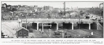 Image: The changing face of New Zealand's largest city: the latest photograph of Auckland's new railway station and yards